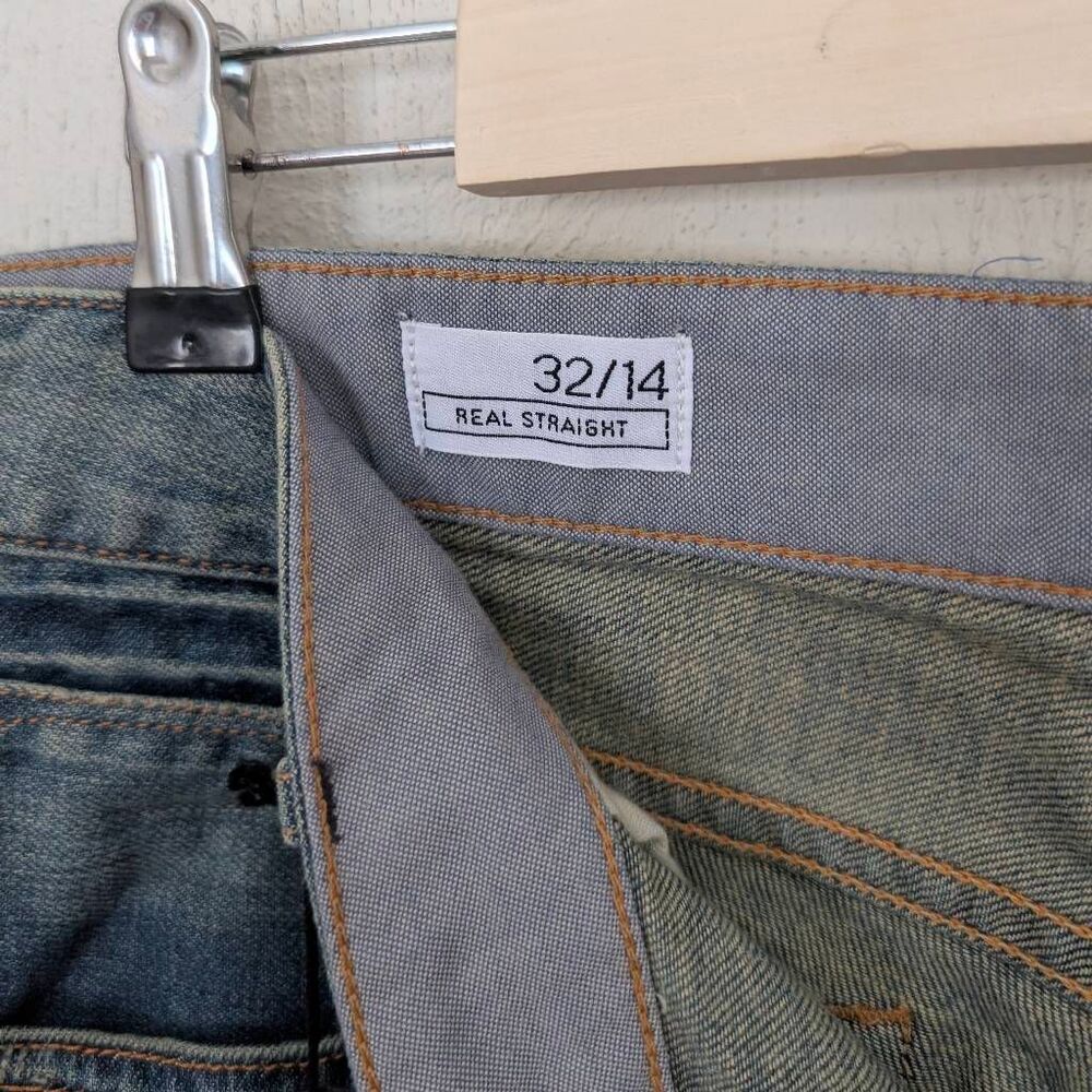 Gap 1969 Real Straight Patchwork Pants Size 14/32… - image 6